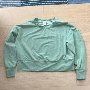 Five Dancewear green airbrush material sweatshirt size YL